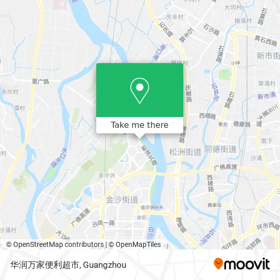 华润万家便利超市 map