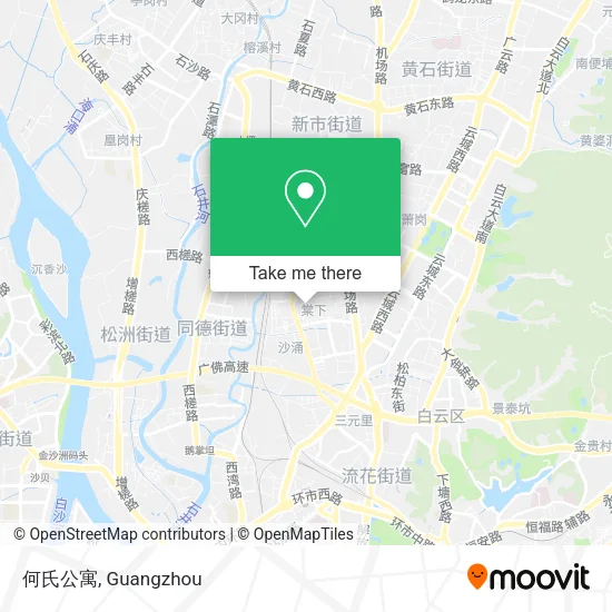 何氏公寓 map