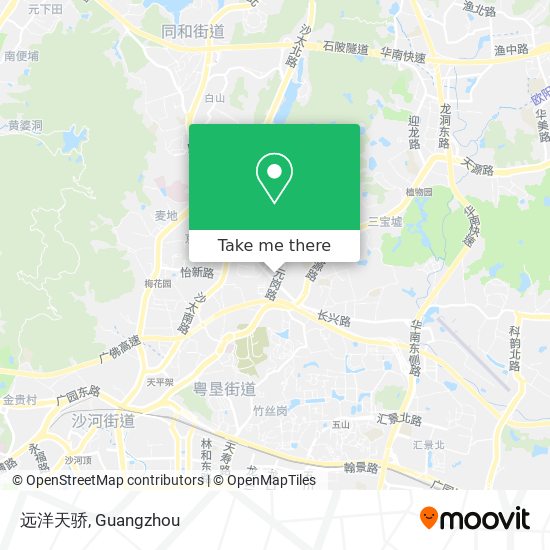 远洋天骄 map