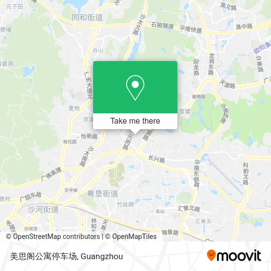 美思阁公寓停车场 map