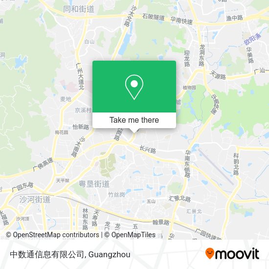 中数通信息有限公司 map