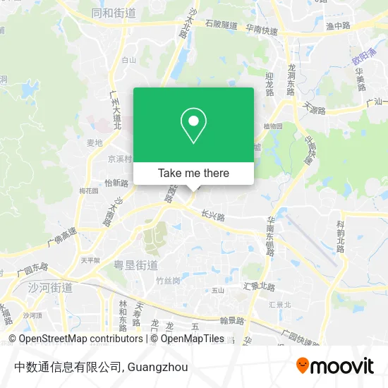 中数通信息有限公司 map