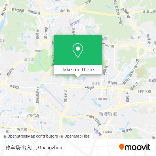 停车场-出入口 map
