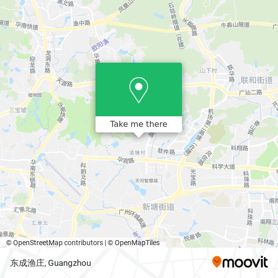 东成渔庄 map