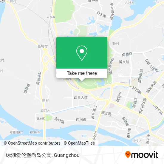 绿湖爱伦堡尚岛公寓 map