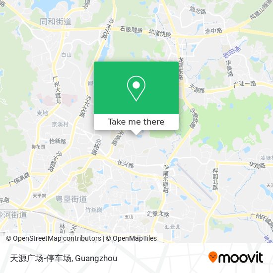 天源广场-停车场 map