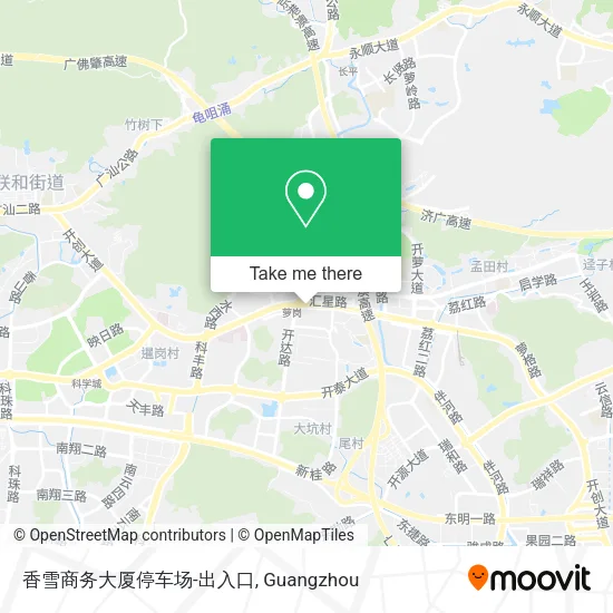 香雪商务大厦停车场-出入口 map