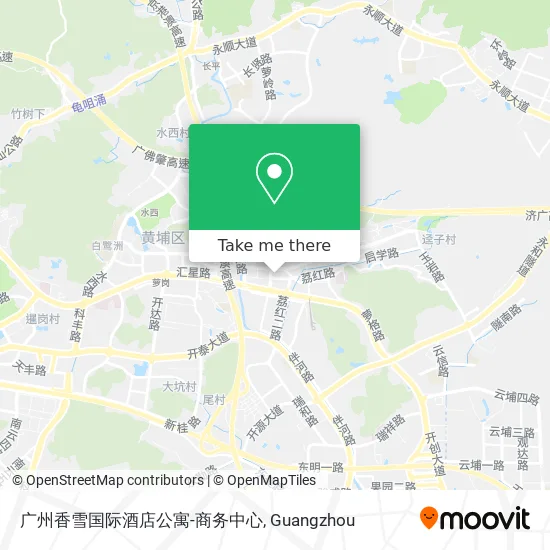 广州香雪国际酒店公寓-商务中心 map