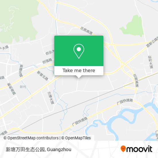 新塘万田生态公园 map