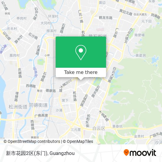 新市花园2区(东门) map