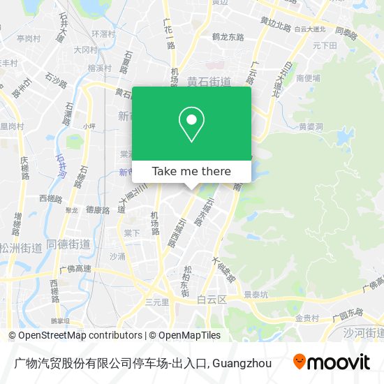 广物汽贸股份有限公司停车场-出入口 map