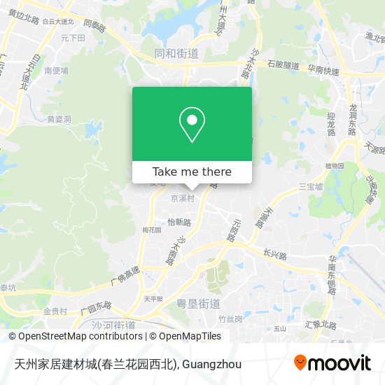 天州家居建材城(春兰花园西北) map