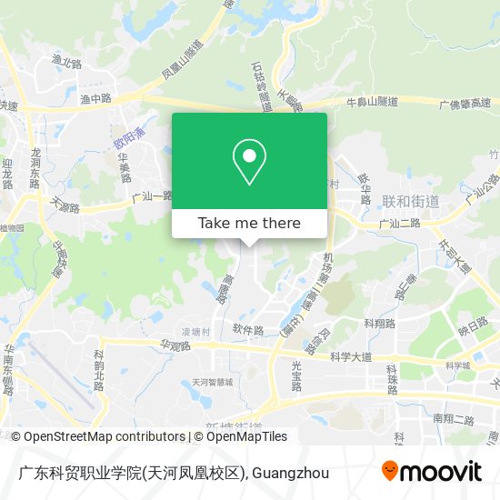 广东科贸职业学院(天河凤凰校区) map
