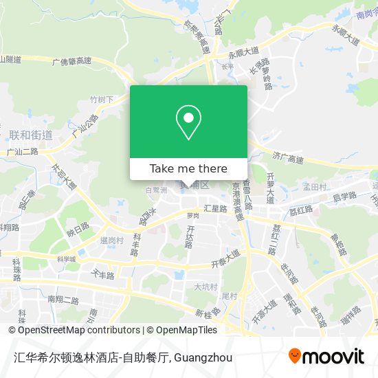 汇华希尔顿逸林酒店-自助餐厅 map