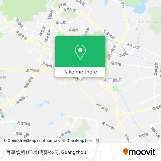 百事饮料(广州)有限公司 map