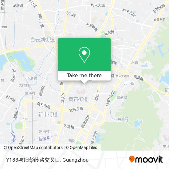 Y183与细彭岭路交叉口 map