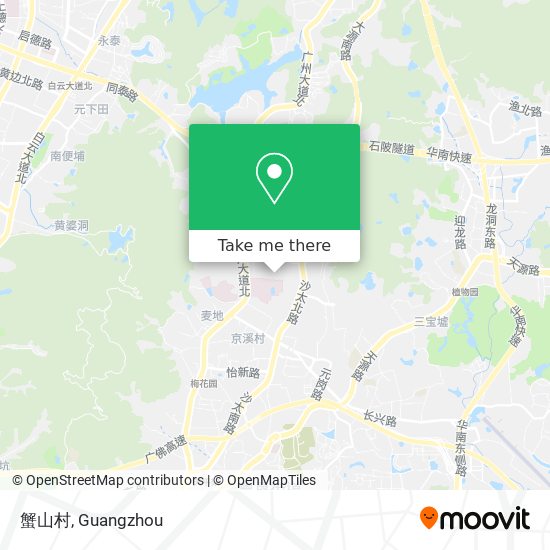 蟹山村 map