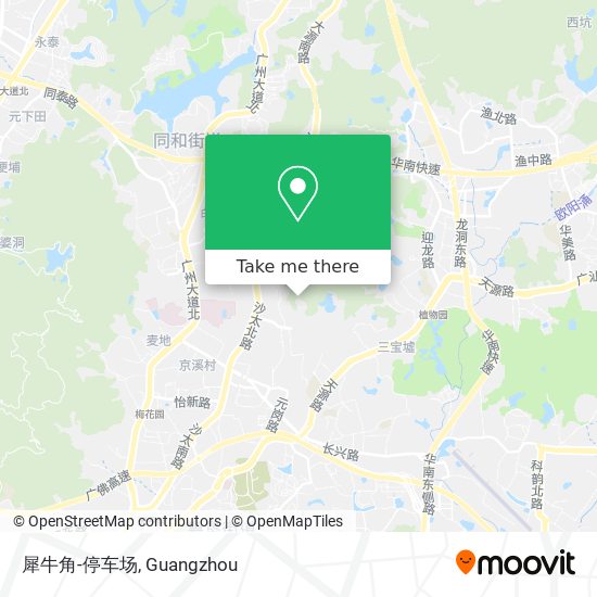 犀牛角-停车场 map