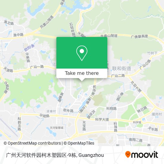广州天河软件园柯木塑园区-9栋 map