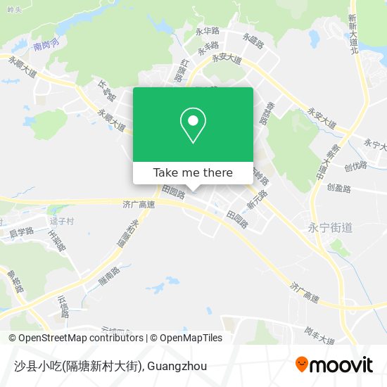 沙县小吃(隔塘新村大街) map