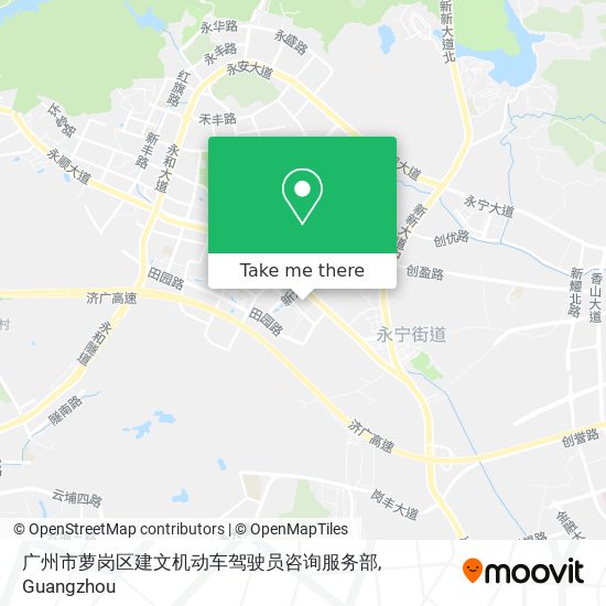 广州市萝岗区建文机动车驾驶员咨询服务部 map