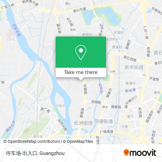 停车场-出入口 map