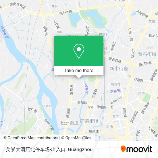 美景大酒店北停车场-出入口 map