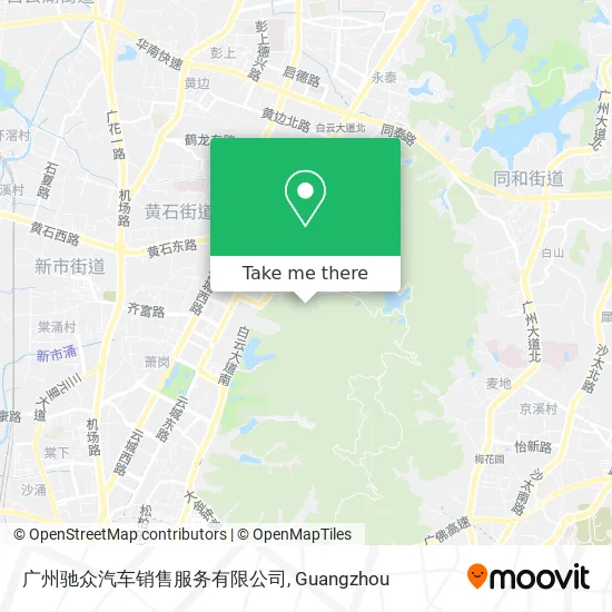 广州驰众汽车销售服务有限公司 map