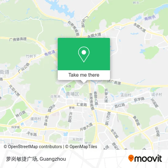 萝岗敏捷广场 map