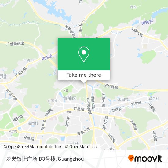 萝岗敏捷广场-D3号楼 map