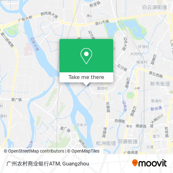 广州农村商业银行ATM map