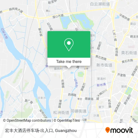 宏丰大酒店停车场-出入口 map