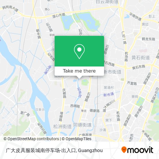 广大皮具服装城南停车场-出入口 map
