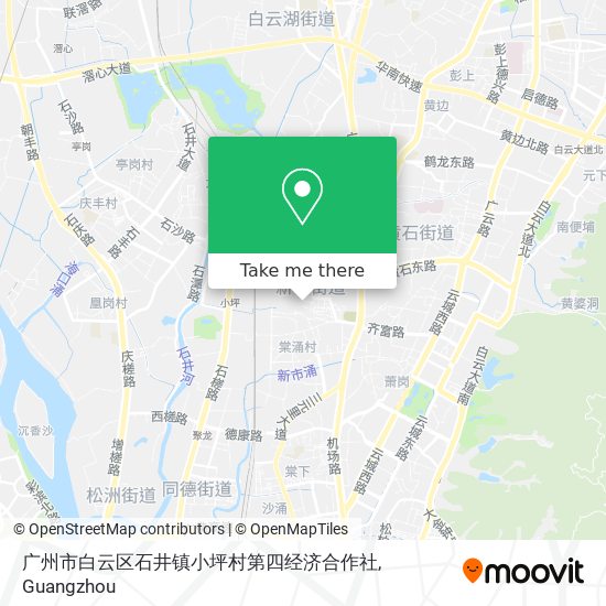 广州市白云区石井镇小坪村第四经济合作社 map