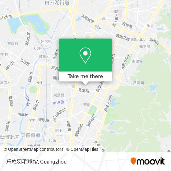 乐悠羽毛球馆 map