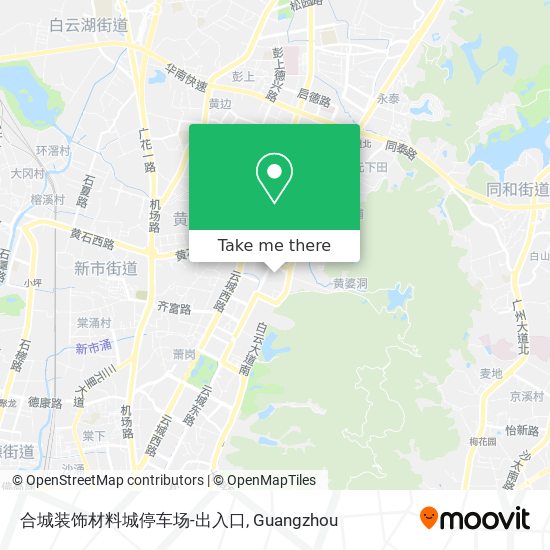 合城装饰材料城停车场-出入口 map