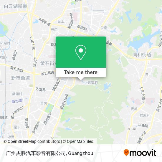广州杰胜汽车影音有限公司 map