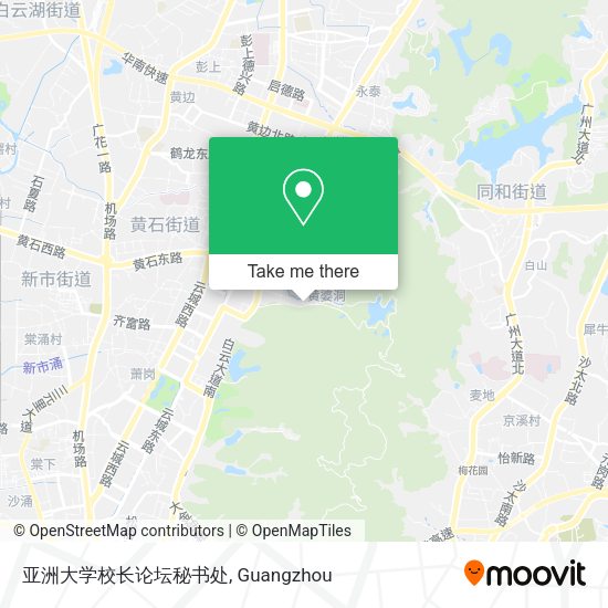 亚洲大学校长论坛秘书处 map