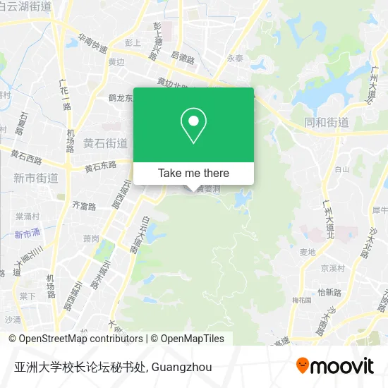 亚洲大学校长论坛秘书处 map