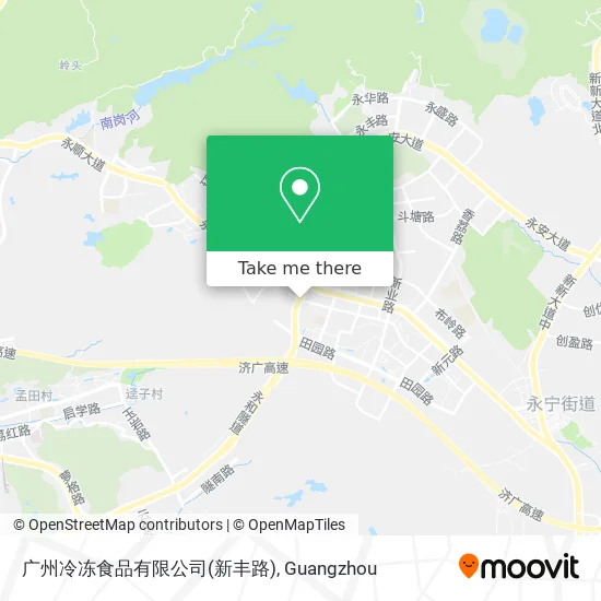 广州冷冻食品有限公司(新丰路) map