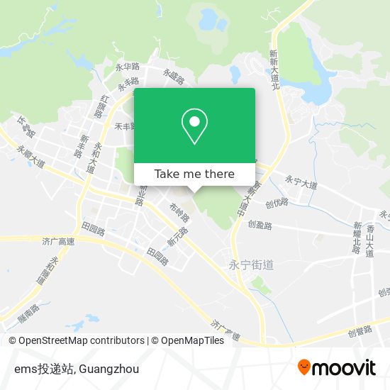 ems投递站 map