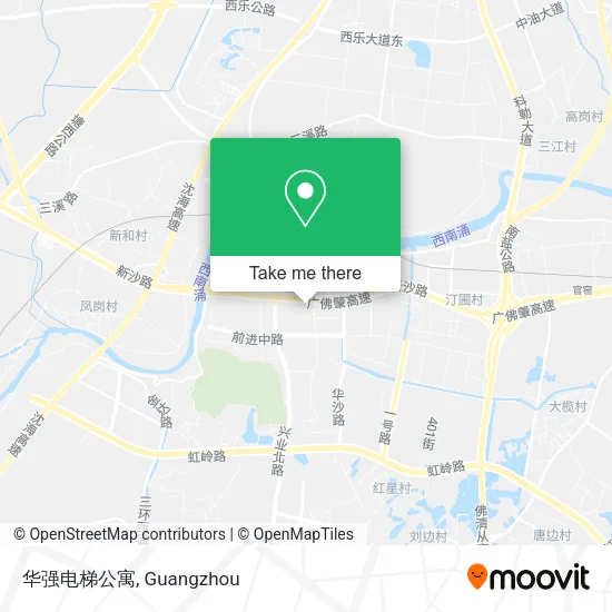 华强电梯公寓 map