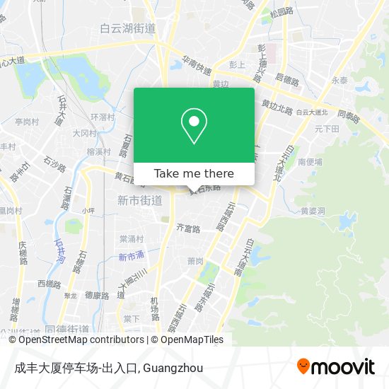 成丰大厦停车场-出入口 map