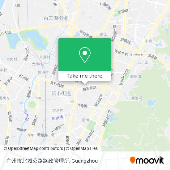 广州市北城公路路政管理所 map