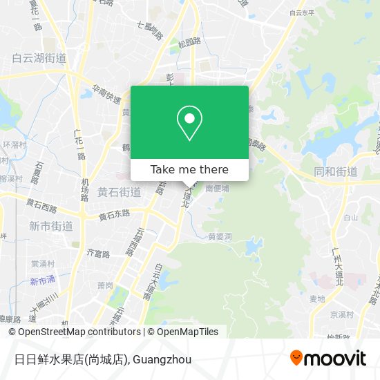日日鲜水果店(尚城店) map