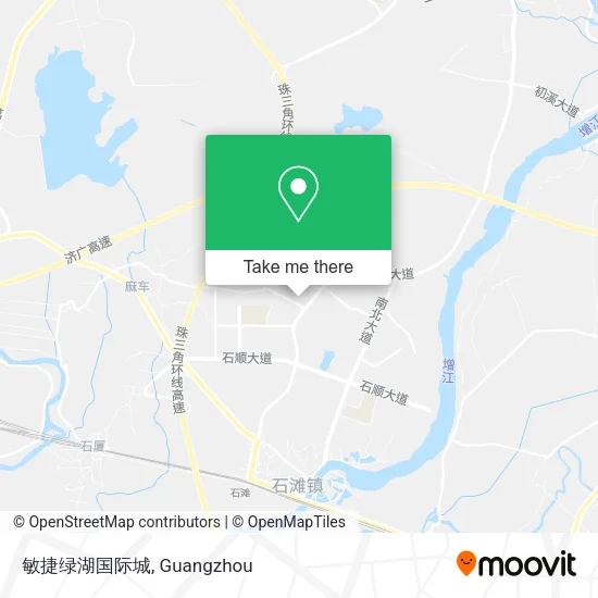 敏捷绿湖国际城 map