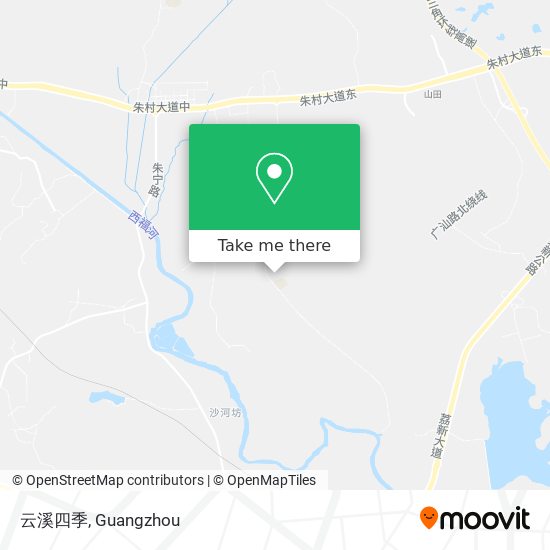 云溪四季 map