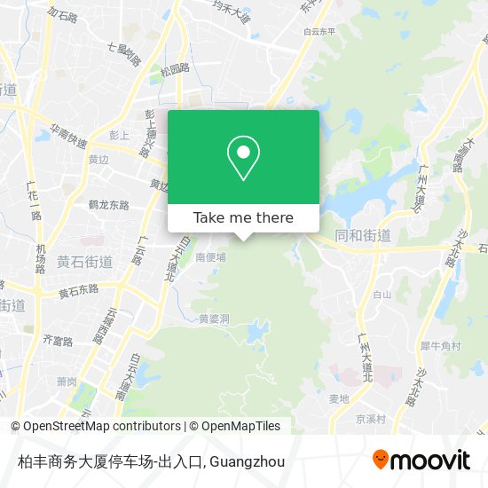 柏丰商务大厦停车场-出入口 map