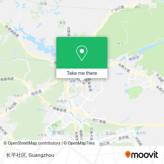 长平社区 map