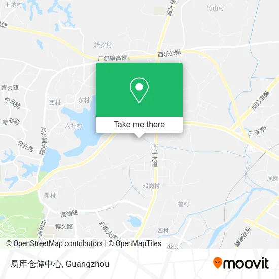 易库仓储中心 map
